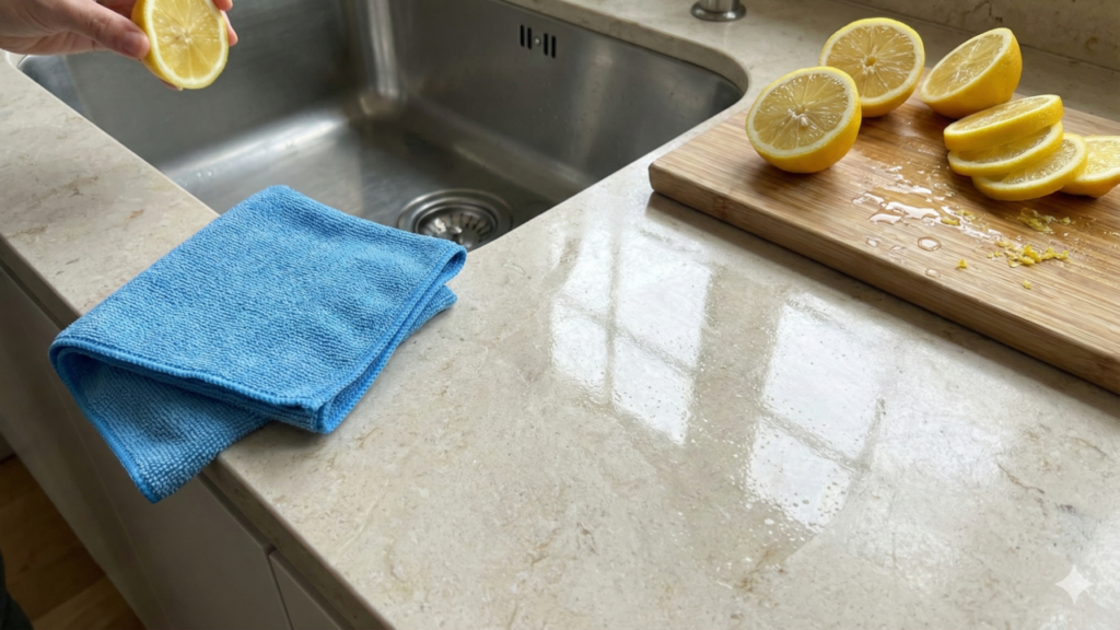 Limão na bancada é o jeito mais prático de limpar