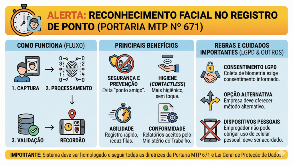 Empresa é condenada por exigir reconhecimento facial no trabalho