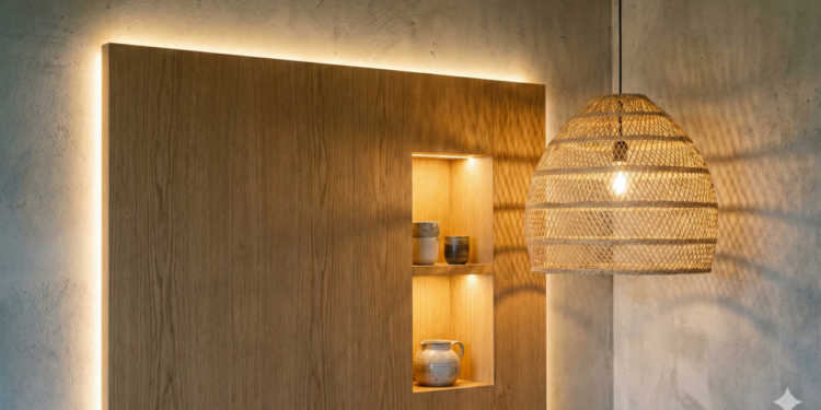 Perfis de LED e trilhos substituem lustres centrais