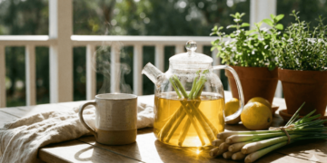 O chá aromático que ajuda a acalmar a mente e aliviar o estômago após um dia puxado