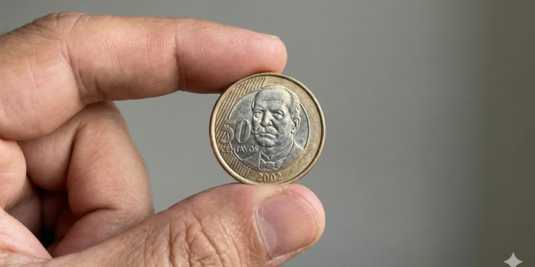 Moedas de 50 centavos podem valer mais do que parecem