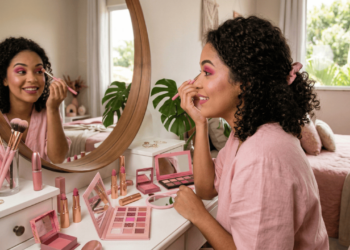 Rosa quente ou frio: saiba qual nuance da maquiagem monocromática destaca mais o seu rosto