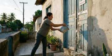 Um gesto rápido na porta e a energia já muda