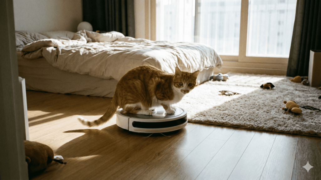 aspirador vertical ou robô