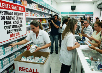 Cremes para a pele são recolhidos
