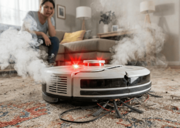 O detalhe no chão que pode queimar seu aspirador robô sem aviso