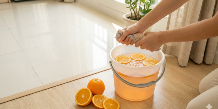 O truque natural que está mudando a limpeza do piso