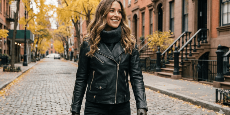 A jaqueta de gola alta utilitária se destaca pelo equilíbrio entre estética e funcionalidade