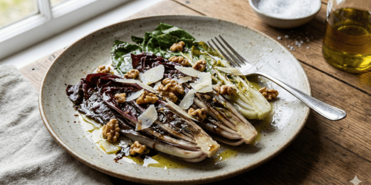 O grande diferencial da chicória para o intestino é a presença de inulina, uma fibra solúvel com efeito prebiótico