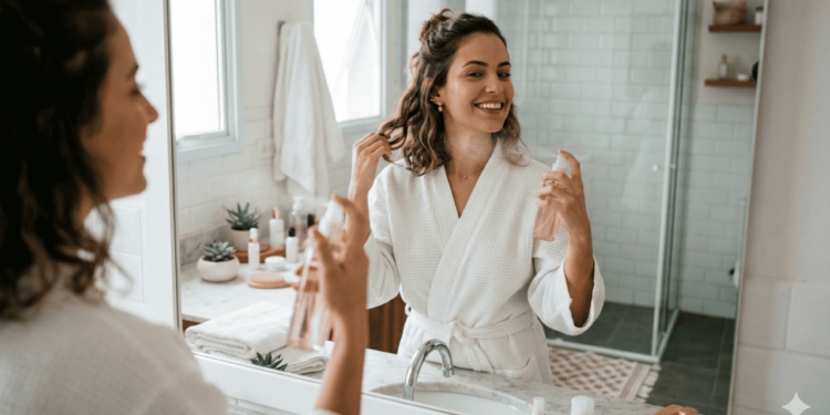 O body splash é uma espécie de água perfumada, com menos concentração de fragrância do que um perfume tradicional