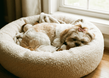 Nem a cozinha, nem o quintal: o cantinho ideal para colocar a caminha do seu cachorro nesse verão