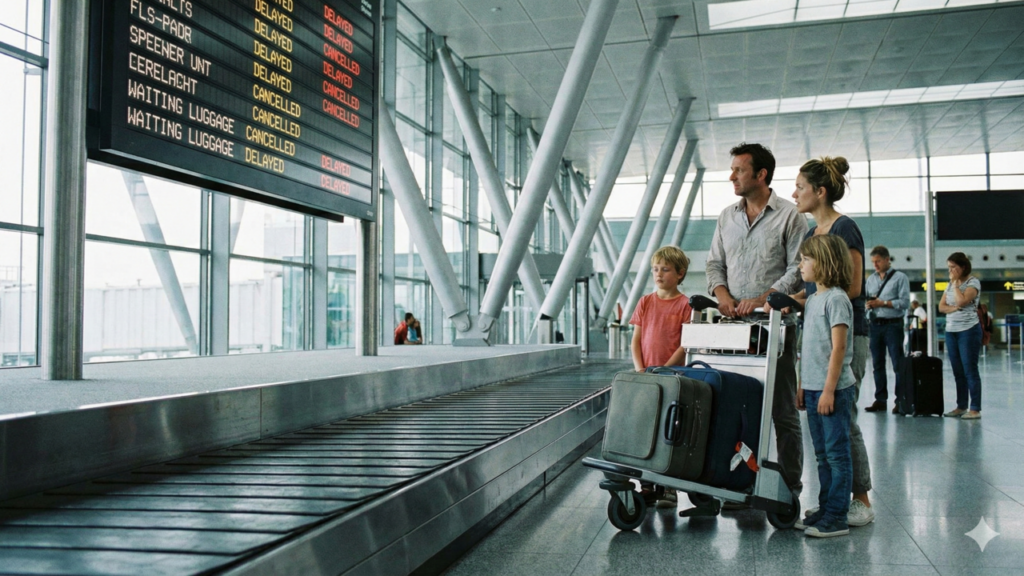 Família fica sem malas nos EUA e Justiça decide