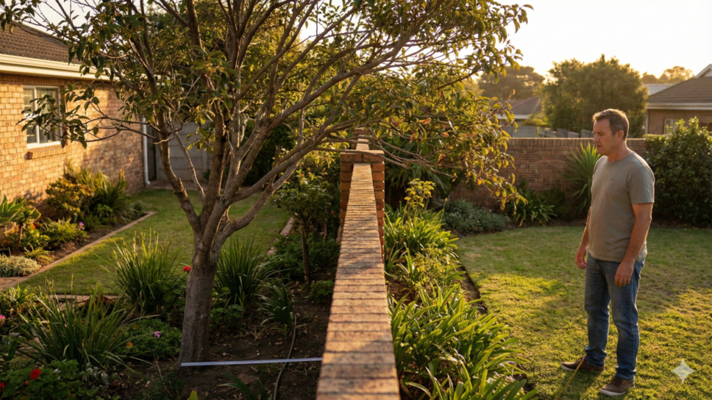 A regra mais importante sobre árvores na divisa