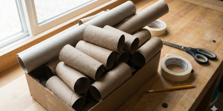 Antes de jogar fora os rolinhos de papel pense nisso