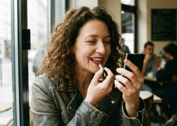 Após os 45 anos, pare de usar esse tom de batom e escolha essas cores para iluminar seu sorriso