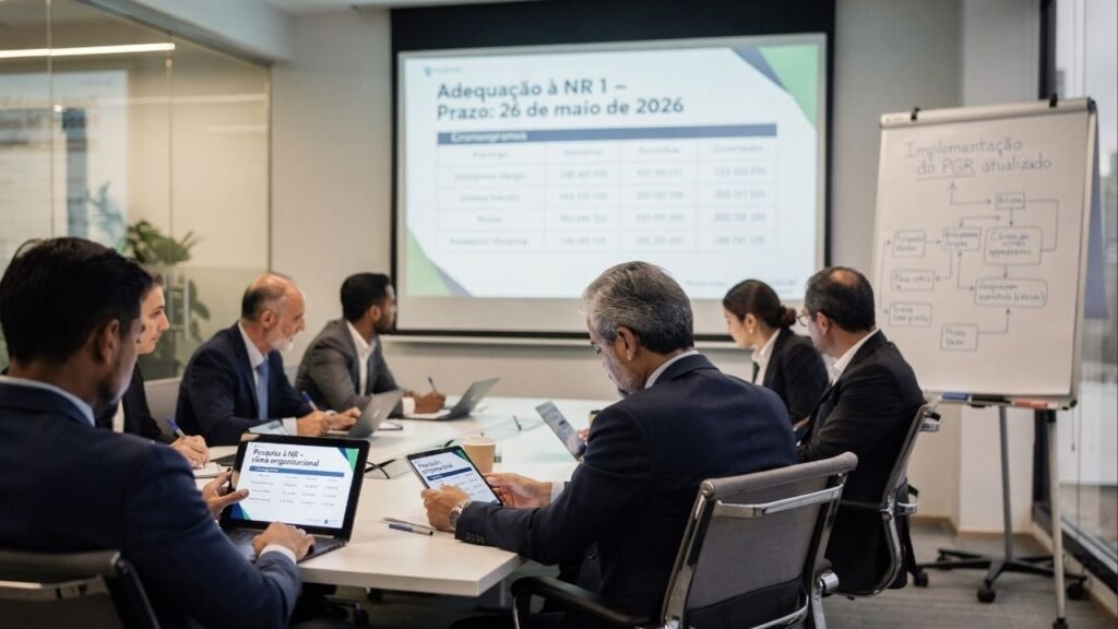 Nova NR 1 pode gerar multas e ações trabalhistas se empresas ignorarem riscos psicossociais no PGR