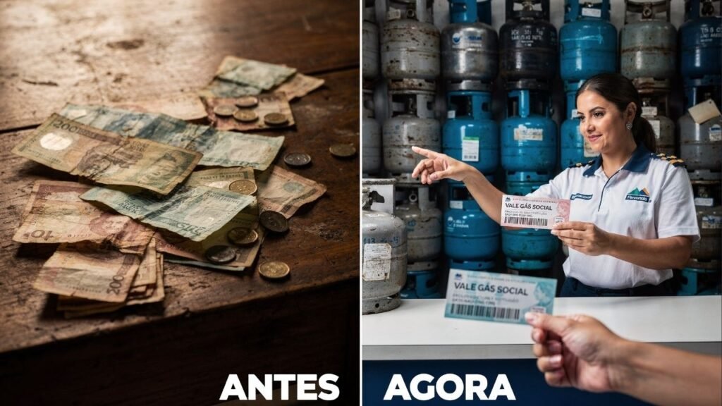 Fim do dinheiro na conta: nova lei transforma Auxílio Gás e cria modelo que garante retirada direta do botijão nas revendas