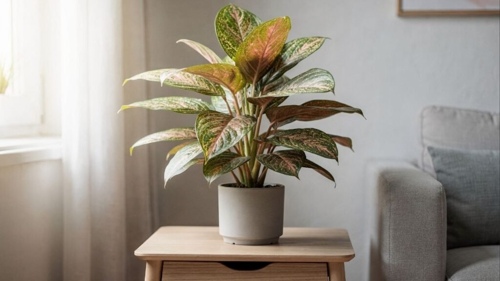 A sua Aglaonema já foi linda, mas agora está opaca e torta? Um detalhe na iluminação pode estar sabotando tudo e você nem percebeu
