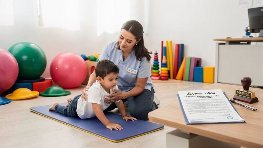 Justiça determina que plano de saúde pague terapia negada para criança com paralisia cerebral, e decisão chama atenção