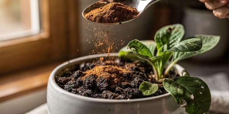 Seu vaso está sofrendo com fungos? A solução mais simples pode estar na sua cozinha e você nem sabe