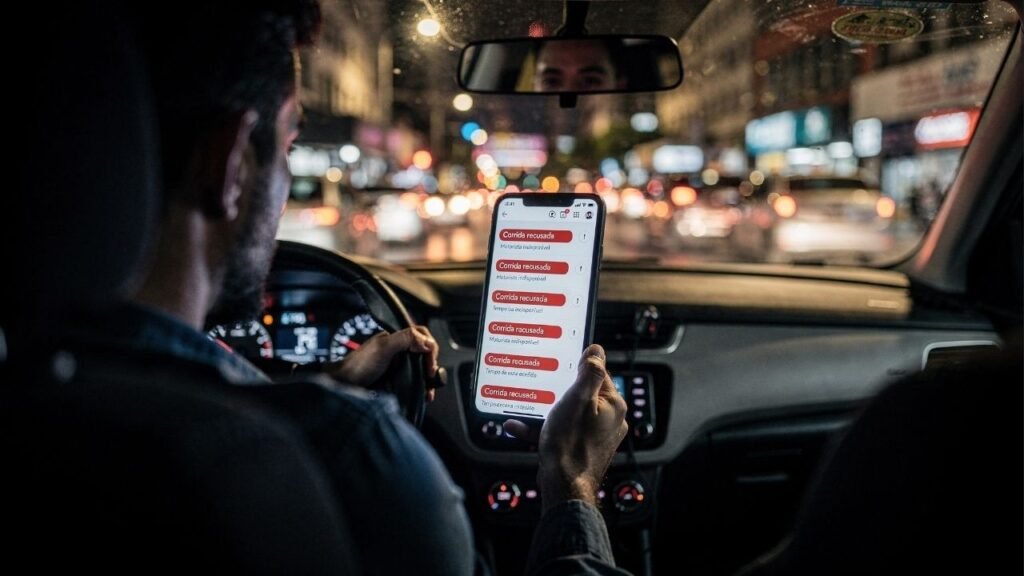 Motorista é bloqueado após 4.200 recusas e Justiça valida ação do app ao entender que excesso quebrou contrato e prejudicou o sistema