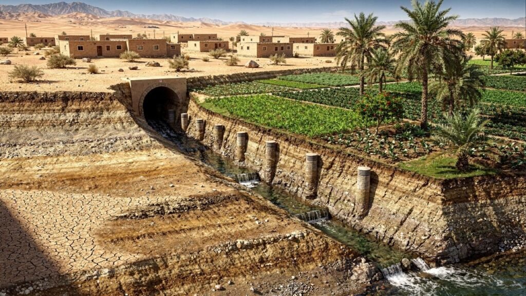 Com 46 mil túneis escavados ao longo de três milênios, o Irã levou água ao deserto usando apenas a gravidade, mas hoje enfrenta crise hídrica crescente