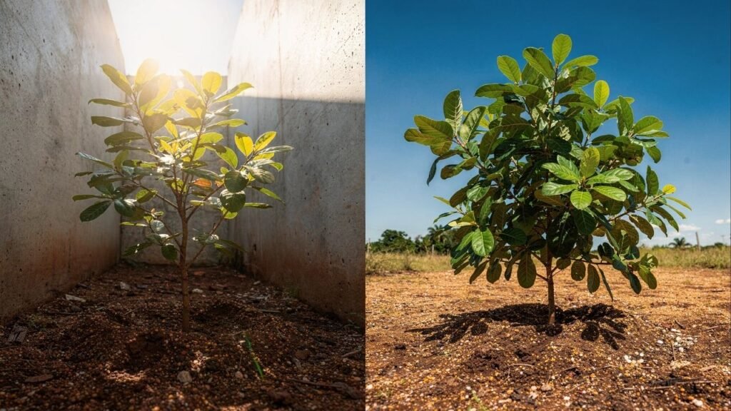 Quem domina este passo a passo transforma qualquer muda em um cajueiro forte, resistente e extremamente produtivo