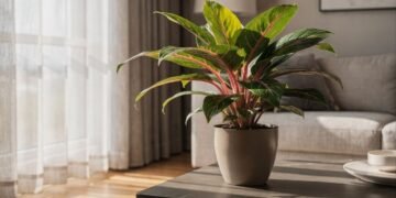 A sua Aglaonema já foi linda, mas agora está opaca e torta? Um detalhe na iluminação pode estar sabotando tudo e você nem percebeu