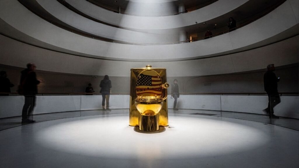 Vaso sanitário de ouro é vendido por R$ 62 milhões e reacende debates sobre desigualdade, luxo extremo e limites da arte