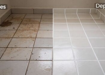 Essa pastinha caseira está viralizando por limpar o rejunte mais sujo em poucos minutos