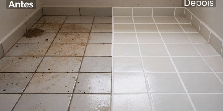 Essa pastinha caseira está viralizando por limpar o rejunte mais sujo em poucos minutos