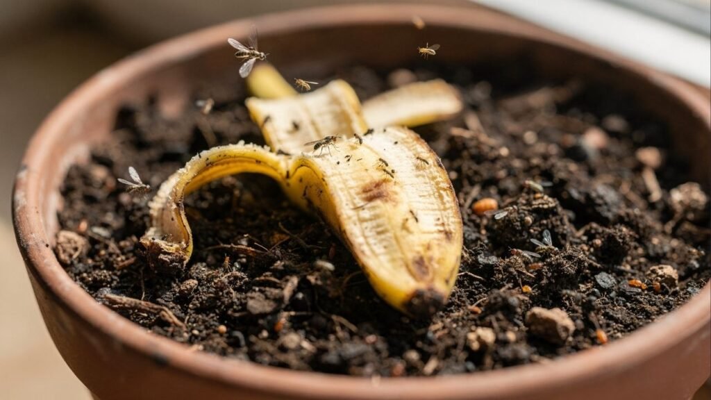 Jogar casca de banana no lixo pode ser um erro que está impedindo suas plantas de crescerem mais fortes e floridas