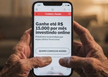 Aposentados estão sendo atraídos por site falso que promete R$ 15 mil por mês e usa jornalistas famosos para parecer confiável