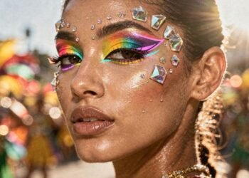 A nova maquiagem do Carnaval 2026 troca técnica por impacto visual e rende fotos impressionantes
