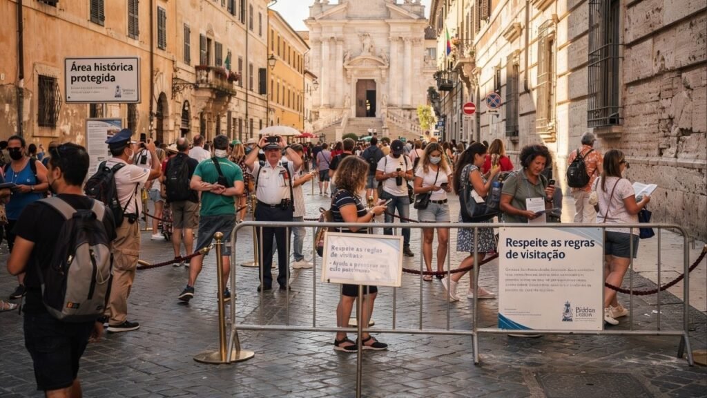Turistas desavisados estão sendo barrados em monumentos italianos e o motivo está em uma nova regra que nem todo mundo conhece