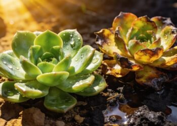 Um detalhe ignorado no verão transforma vasos de suculentas em ambiente perfeito para fungos