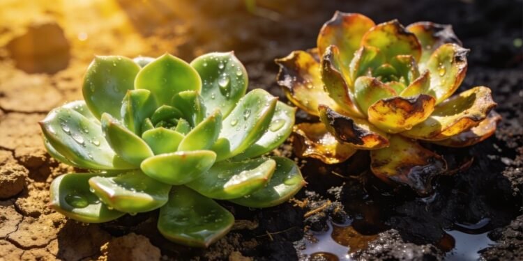 Um detalhe ignorado no verão transforma vasos de suculentas em ambiente perfeito para fungos