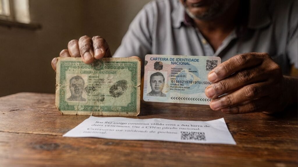 Governo define até quando o RG antigo pode ser usado e esclarece quando a CIN passa a ser obrigatória