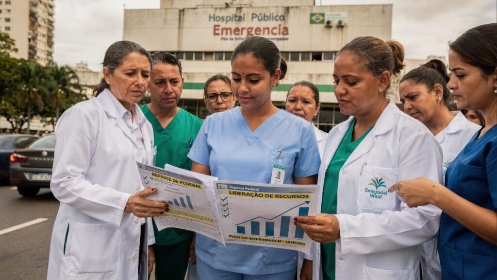 Governo libera mais de R$ 800 milhões para o piso da enfermagem em janeiro, e agora surge a dúvida sobre o pagamento na folha