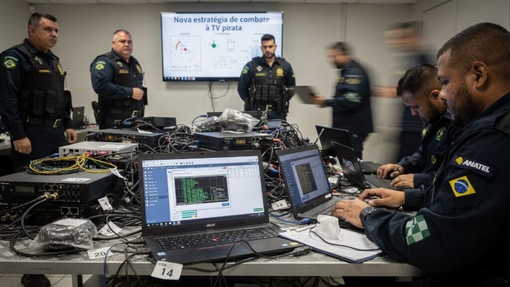 TV pirata entra na mira pesada do governo após apreensão de R$ 166 milhões em equipamentos ilegais