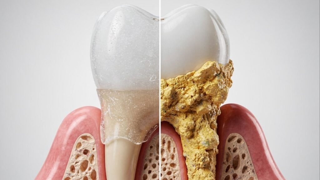 Dentistas alertam: esse acúmulo imperceptível pode desencadear uma destruição irreversível e até perda dentária