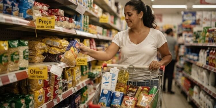 Depois de meses pesando no bolso, a cesta básica fica mais barata e altera o jogo do orçamento