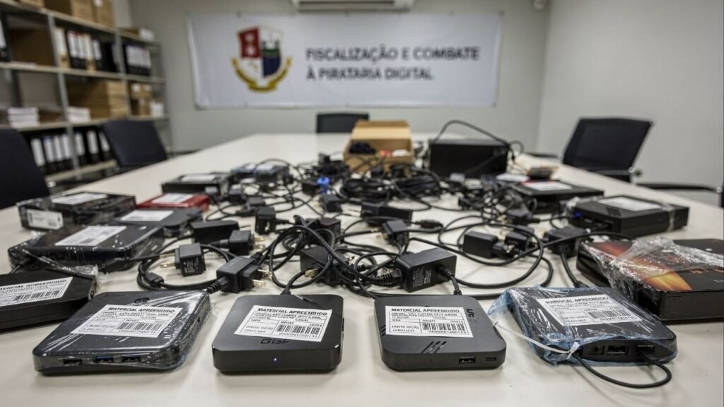 TV pirata entra na mira pesada do governo após apreensão de R$ 166 milhões em equipamentos ilegais