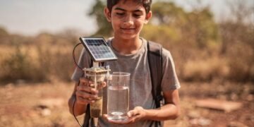 Estudante de 17 anos cria purificador solar que elimina bactérias sem eletricidade e conquista prêmios internacionais