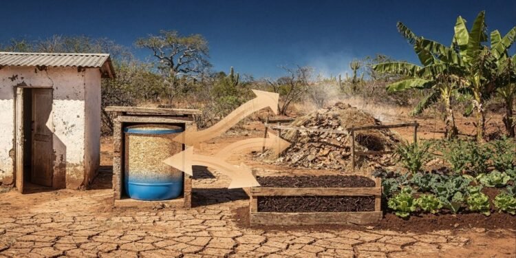 Banheiro alternativo instalado no interior economiza até 8 mil litros por mês por família e converte dejetos em adubo seguro