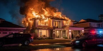 Enquanto todos dormiam, um esquilo danificava a fiação no sótão e dava início a incêndio devastador que deixou família sem casa em poucas horas