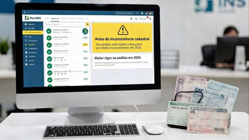 Pedidos no Meu INSS estão sendo bloqueados em 2026 por erros simples que o sistema não perdoa mais