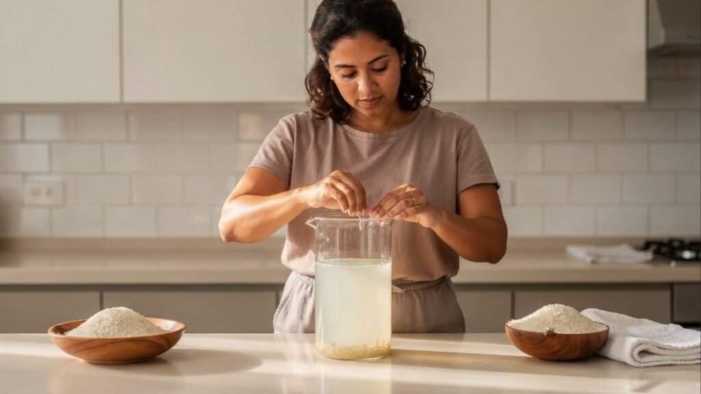 Ela misturou dois ingredientes simples e o resultado na pele chamou atenção até de quem já tinha tentado de tudo contra manchas
