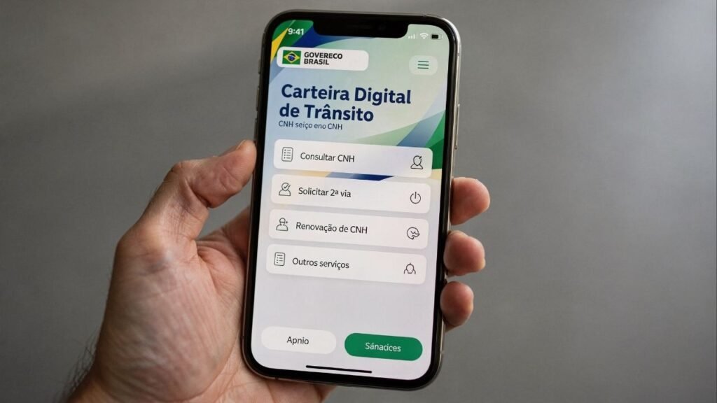 Motoristas estão abandonando o balcão do Detran após essa atualização no app que muda tudo sobre a CNH digital