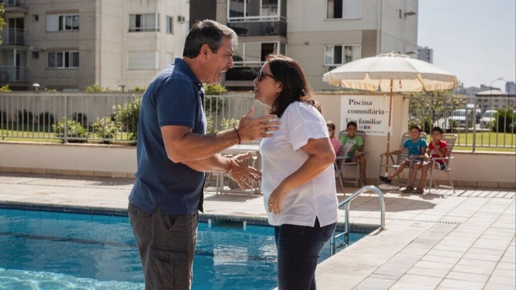 Justiça condena morador por humilhar vizinho colombiano com ameaças e insultos racistas diante dos filhos em piscina de condomínio